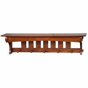 A202048 Aspen Shelf with Pegs 48x8x12