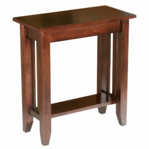 C152422 Console Table, Mission brown maple Espresso