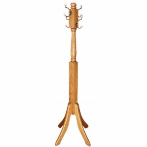 H013201 Hall Tree,Fluted,large oak