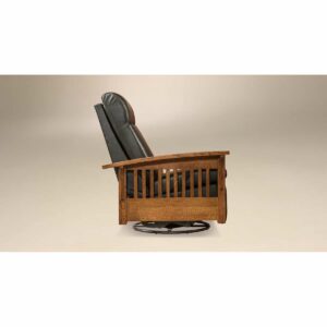 Hoosier Swivel Rocker Recliner Side