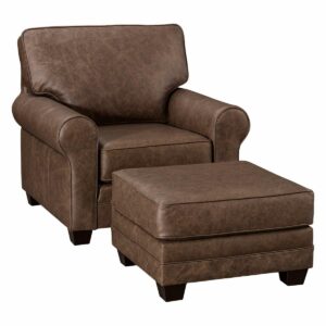 LuxHome Seating Ellington Chair Sock Arm 26 Inch Footstool
