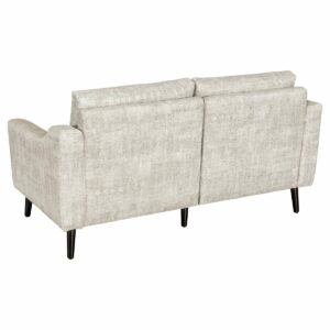 LuxHome Seating Serene Loveseat Tear Drop Arm Back