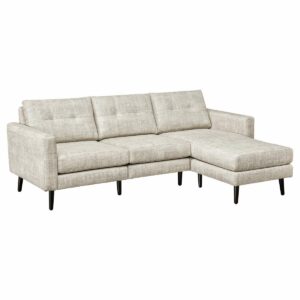 LuxHome Seating Serene Sofa Chaise Flat Arm C16 11 Astrid Fabric