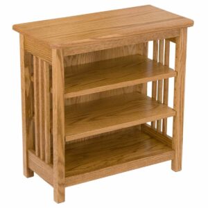 M100017 Mission Bookcase End Table oak med walnut 0809