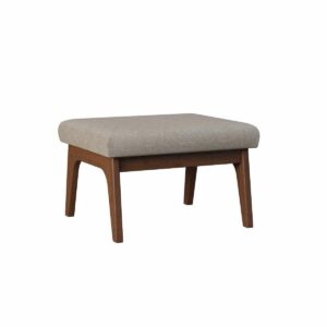 Malaya Footstool Metal Brown Maple FC Earthtone
