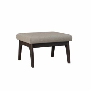Malaya Footstool Metal Brown Maple FC Onyx