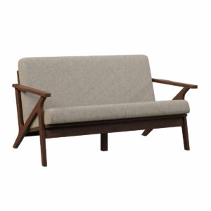 Malaya Loveseat Astrid Brown Maple FC Earthtone