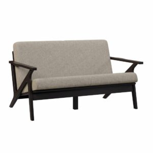 Malaya Loveseat Astrid Brown Maple FC Onyx