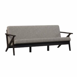 Malaya Sofa Metal Brown Maple FC Onyx