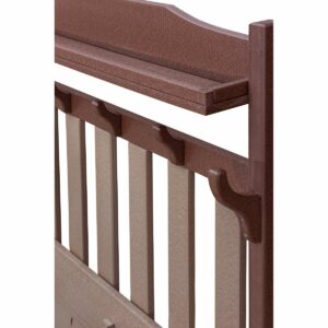 PBS brown shelf