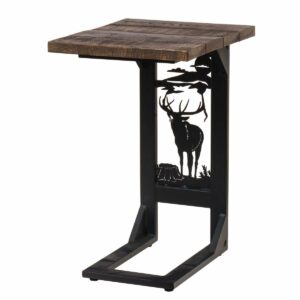 R222127 Rustic Sofa Server, Reg Elk