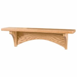 S120124 Shelf Shaker 24in oak med walnut 0800