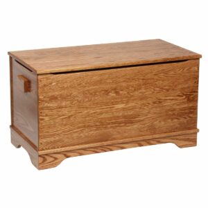 T152545 Toy Chest Pane Oak Closed