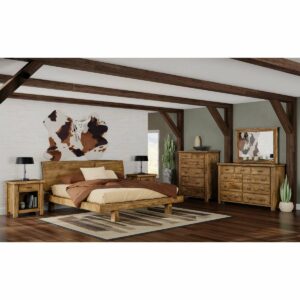 Timberline Room Setting [Live Edge Mirror]