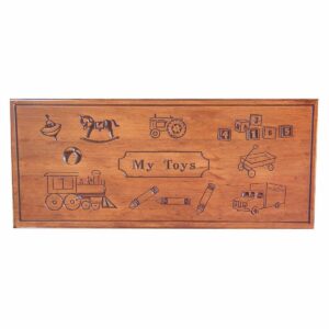 Toy Chest Carving cherry
