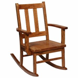 Y152206 Youth Rocker Aspen Delta 2 slat oak