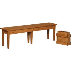 Shaker Mission Bench